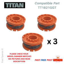 TITAN TT1821GGT  Spool & Line for 18v Battery Trimmer Strimmer  FAST POST X 3