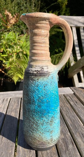 Early hugh west turquoise raku - west,