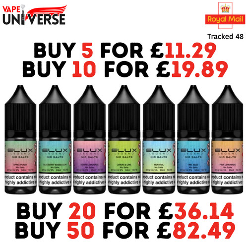 Elux nic salt 10ml liquid - nic,