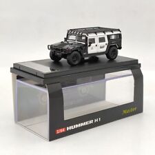 1:64 Hm H1 Police Car SWAT Diecast Toys Car Models Collection Gifts Master