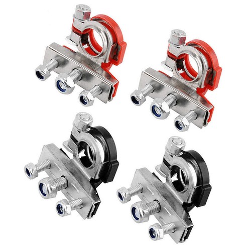 4pcs 12v battery - battery, terminals