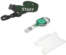 STAFF Lanyard Neck Strap Green