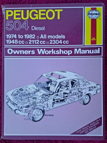 Peugeot 504 haynes - (diesel),