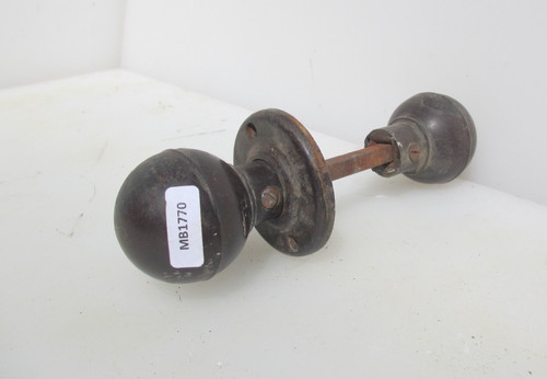 Vintage bakelite door knobs - door,