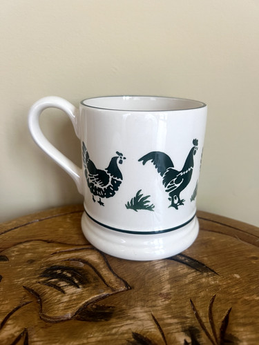 Emma bridgewater green - emma, hen