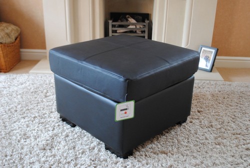 Black genuine leather - genuine,