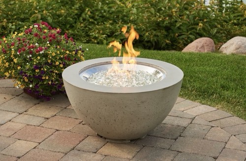 Outdoor greatroom cove fire - 20,