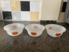 3 vintage mid-century dessert