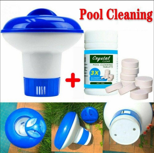 100 chlorine tablets floating - 100,