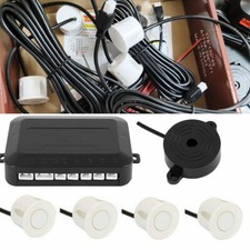 4Pcs White Parking Sensors Car