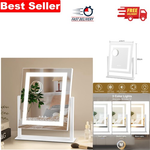 Elegant white vanity mirror - elegant,