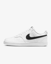 Nike Court Vision Low Casual Shoes White / Black UK 10 EU 44.5