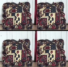 Set 4 Vintage Ethnic Aztec Geometric Indian Cushion Covers 18x18" Sofa Decor