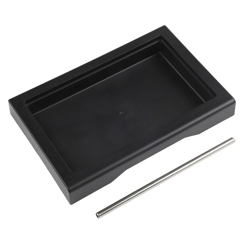 Low drip tray and stainless - and,