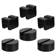  6pcs Car Auto Jacking Lift Pads Adapter Rubber Anti-Slip Puck Block Car Lift