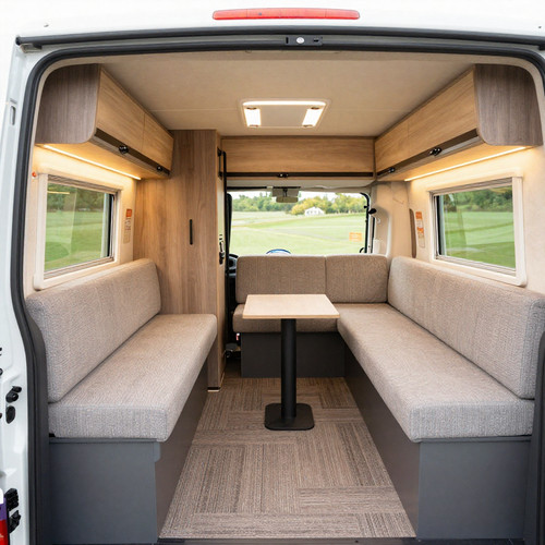 Customized camper van mattress - van,