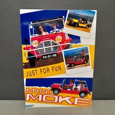 Austin Mini Moke Just For Fun Front-Wheel Drive Adventure Vehicle Card 1980s 80s