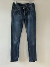 Acne Jeans Hex Silver Woman W29 L34 Stretch Stretchy