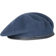 BRITISH ROYAL AIR FORCE RAF BLUE GREY SILK LINED OFFICERS SMALL CROWN BERET