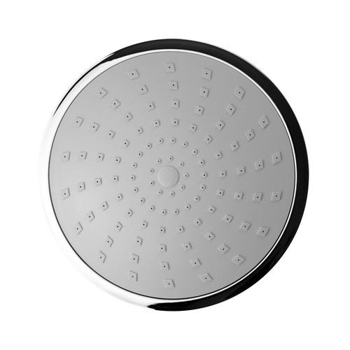 Chrome round shower head - round,