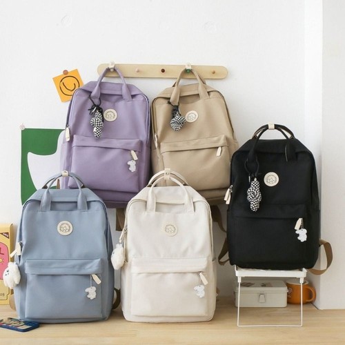 Nylon backpack school bag - nylon,