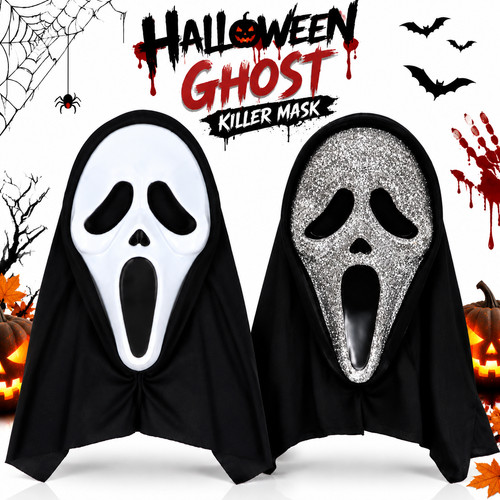 Ghost killer mask hood - ghost, w/