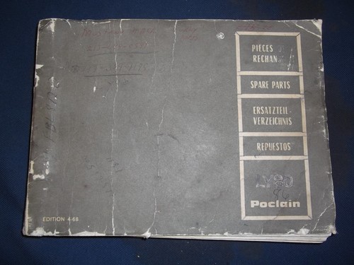 Poclain ly80 excavator spare - poclain,