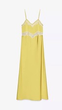 Zara Dress Mustard Color Lace