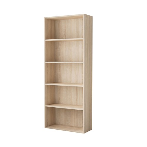 Tier bookcase with - tier, shelving