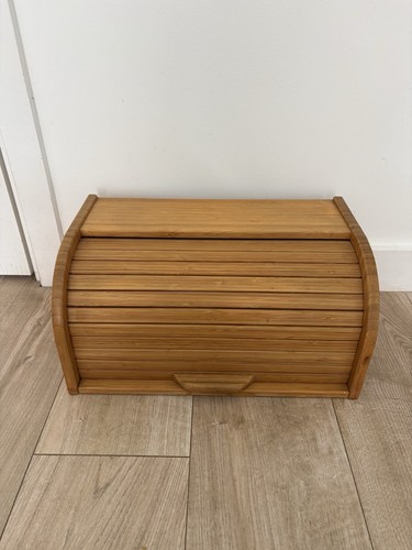 Bamboo roll top - bread, bin
