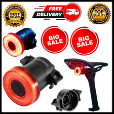 ROCKBROS Bicycle Smart Rear Light Auto-sensing Bike Taillight Waterproof Type-C