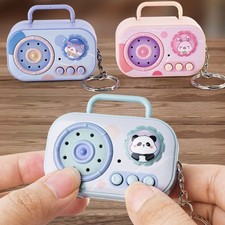 Cartoon Animal Recording Keyring Pendant Voice-Changing Bag Ornament  Gift