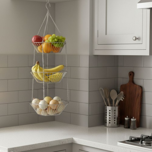 Tier basket wire hanging - tier,