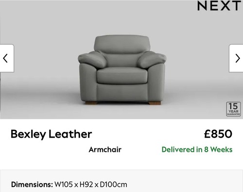 Next bexley leather large - next,