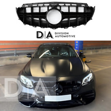 GLOSS BLACK E63S AMG FRONT GRILLE GRILL FIT FOR MERCEDES E CLASS W213 C238 16-20