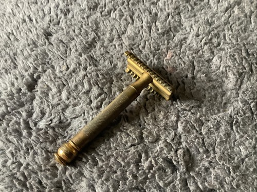 Vintage gold gillette - vintage, men's