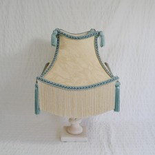 Vintage Cream and Blue Tassel