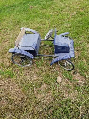 Vintage triang pedal car - vintage,