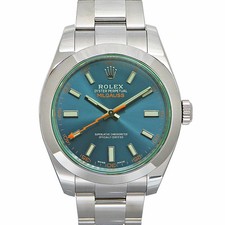 ROLEX Milgauss Z Blue 116400GV Blue Case Size 40mm Men's Used Watch #1051614