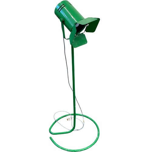 Green stage spotlight - green, with
