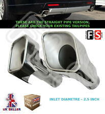 RANGE ROVER SPORT AUTOBIOGRAPHY L320 EXHAUST PIPES TAILPIPE TAIL PIPE INLET 2.5"