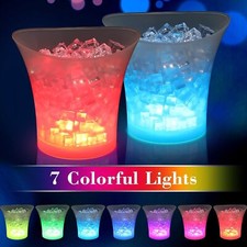 Led ice bucket dining - ice,