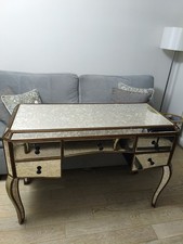 LARGE ANTIQUED MMIRRORED