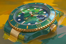 Rolex Submariner Hulk Fine Art