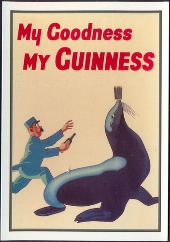 Modern postcard guinness - modern,