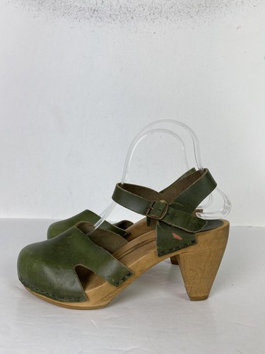 Sanita green leather - sanita, wooden