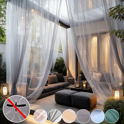 Outdoor sheer curtain - sheer, mosquito