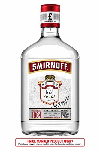 Smirnoff vodka 35cl abv - 35cl,