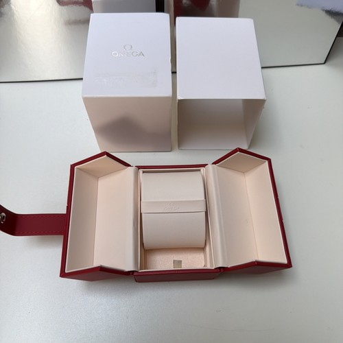 Omega watch box red - omega, brand