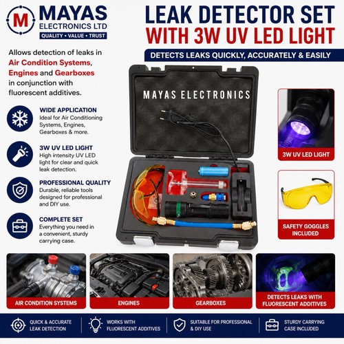 Leak detector led lamp - uv,